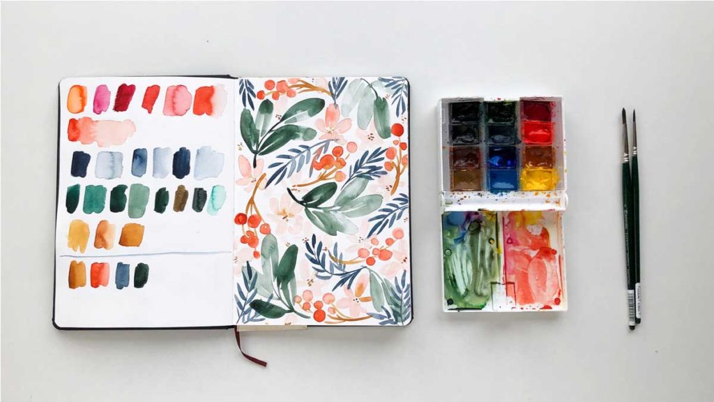 Cuadernos para pintar con acuarelas - Annel Vare